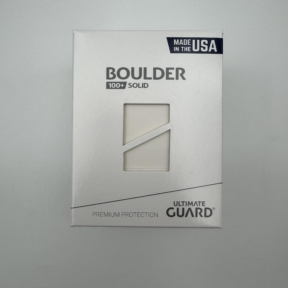 Ultimate Guard Boulder 100 Card Deck Storage Box Protector Holder Standard Solid