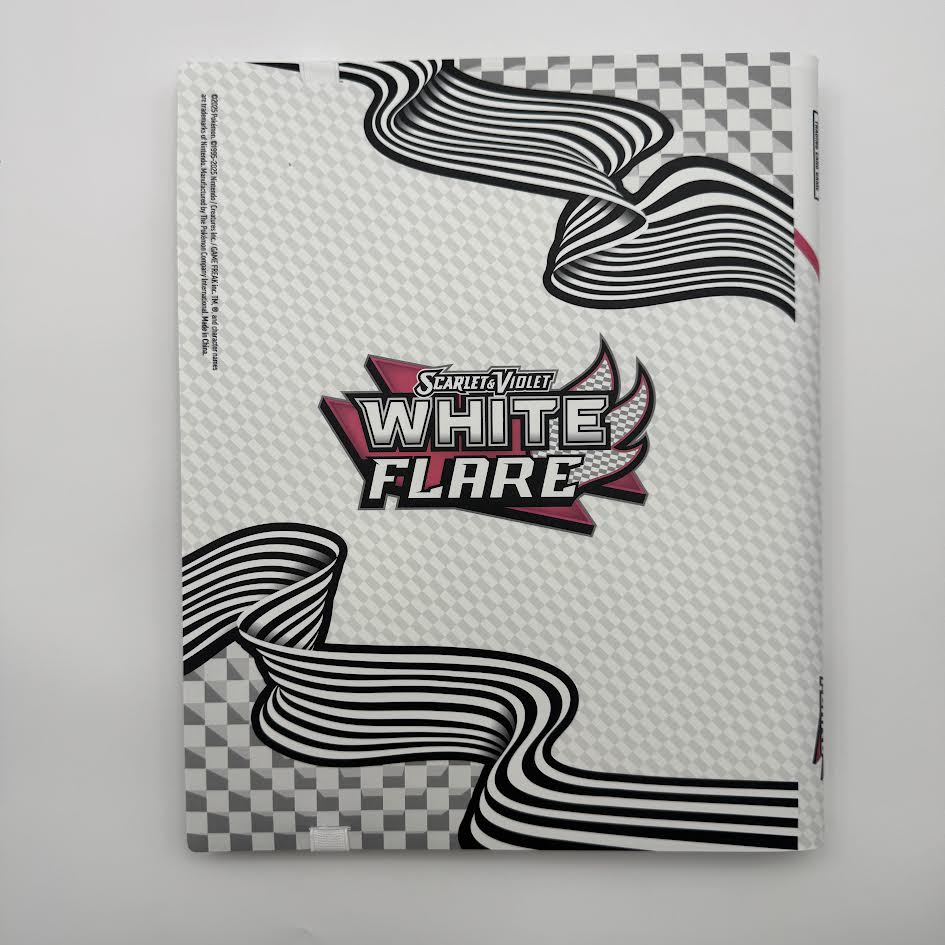 POKEMON OFFICIAL WHITE FLARE BINDER Collection