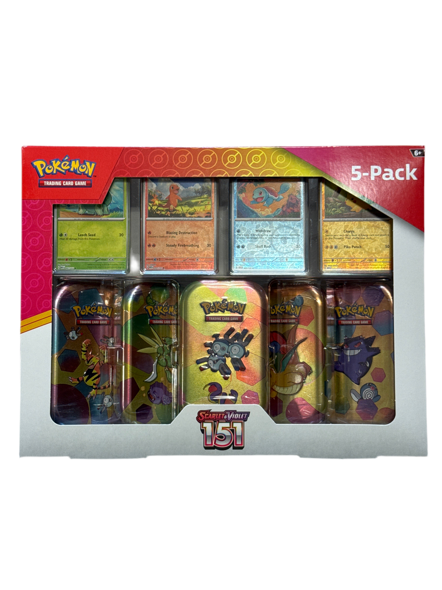 Costco Pokemon Scarlet & Violet 151 Mini Tin 5-pack - Miscellaneous Cards & Products (MCAP)