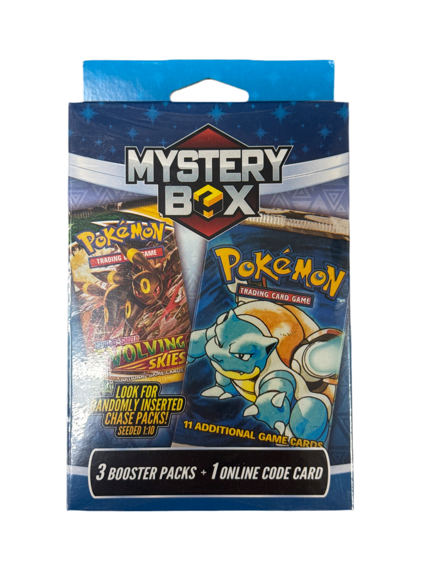 Mystery Box HANGER Box [3 Booster Packs + 1 Online Code