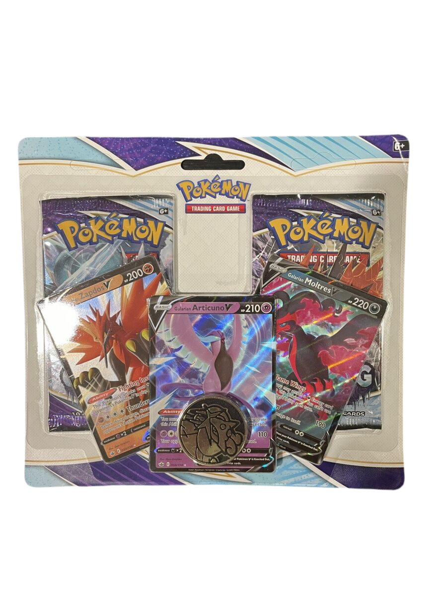 Pokemon Center Chilling Reign Error Compensation Legendary Bird Blister Pack!