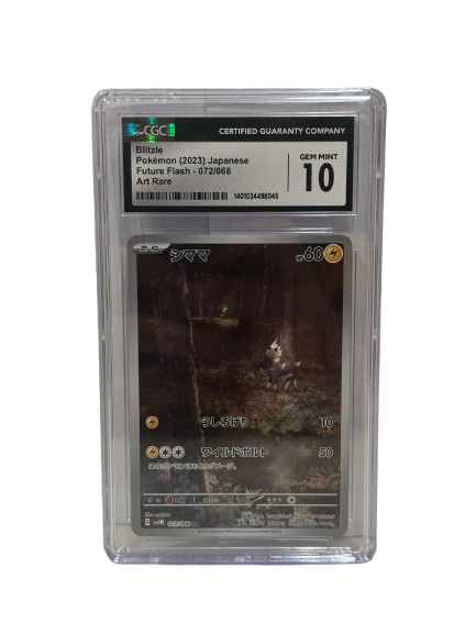 CGC BLITZLE POKEMON (2023) JAPANESE FUTURE FLASH - 072/066 SLAB