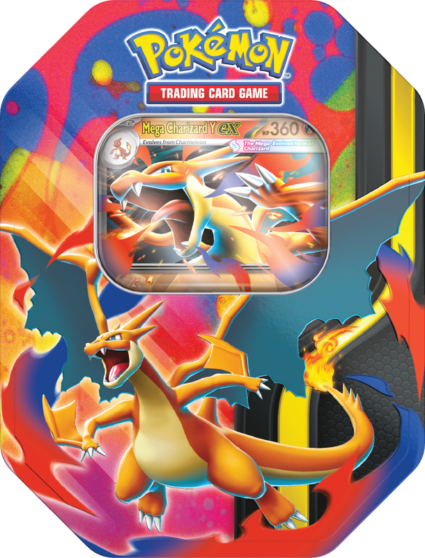 Pokémon TCG Mega Charizard Y ex tin