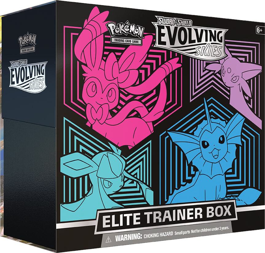 Evolving Skies Elite Trainer Box [Glaceon/Vaporeon/Sylveon/Espeon] - SWSH07: Evolving Skies (SWSH07)