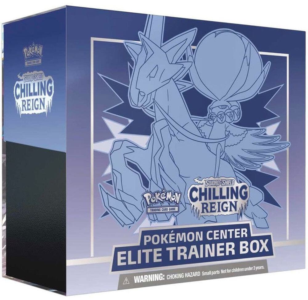 Chilling Reign Pokemon Center Elite Trainer Box [Ice Rider Calyrex] (Exclusive) - SWSH06: Chilling Reign (SWSH06)