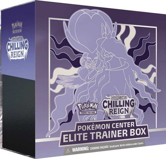 Chilling Reign Pokemon Center Elite Trainer Box [Shadow Rider Calyrex] (Exclusive) - SWSH06: Chilling Reign (SWSH06)