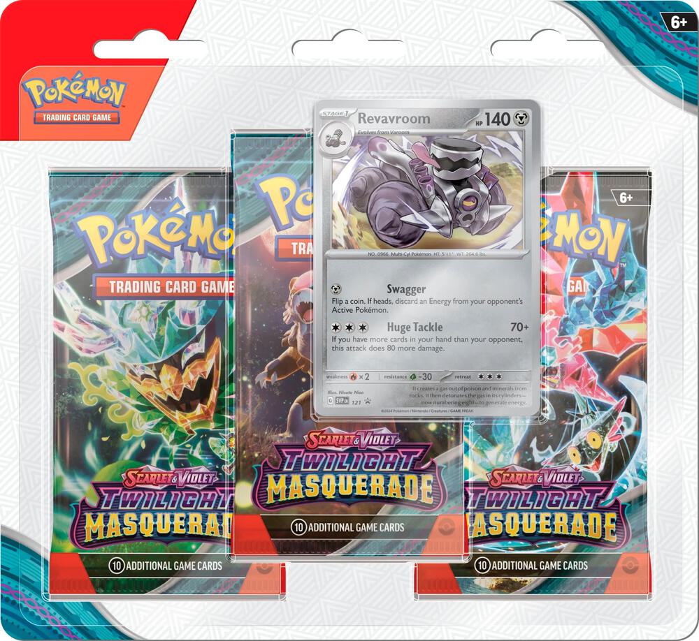 Twilight Masquerade 3 Pack Blister [Revavroom] - SV06: Twilight Masquerade (TWM)