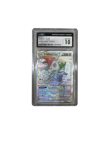 Shaymin VSTAR Pokémon (2022) Brilliant Stars - 173/172 SLAB