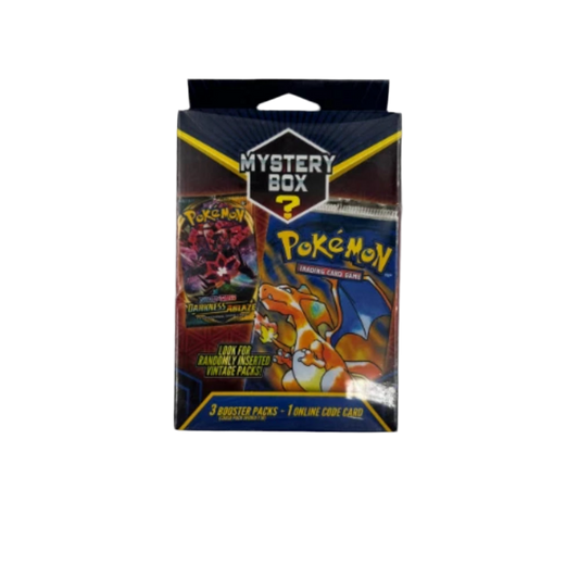 Pokemon Mystery Hanger Box 3 Booster Packs Vintage Packs 1:10 Charizard
