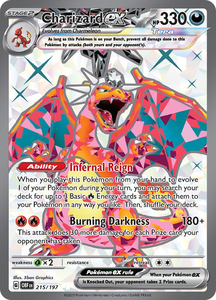 Charizard ex - 215/197 - SV03: Obsidian Flames (OBF)