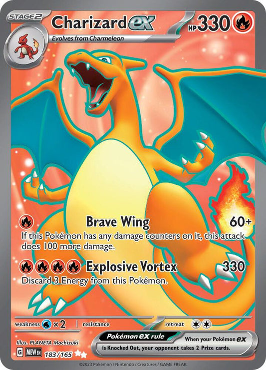 Charizard ex - 183/165 - SV: Scarlet & Violet 151 (MEW)