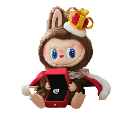 Pop Mart x THE MONSTERS: Giant 14" Labubu "Let's Checkmate" Series Plush Doll (1pc)