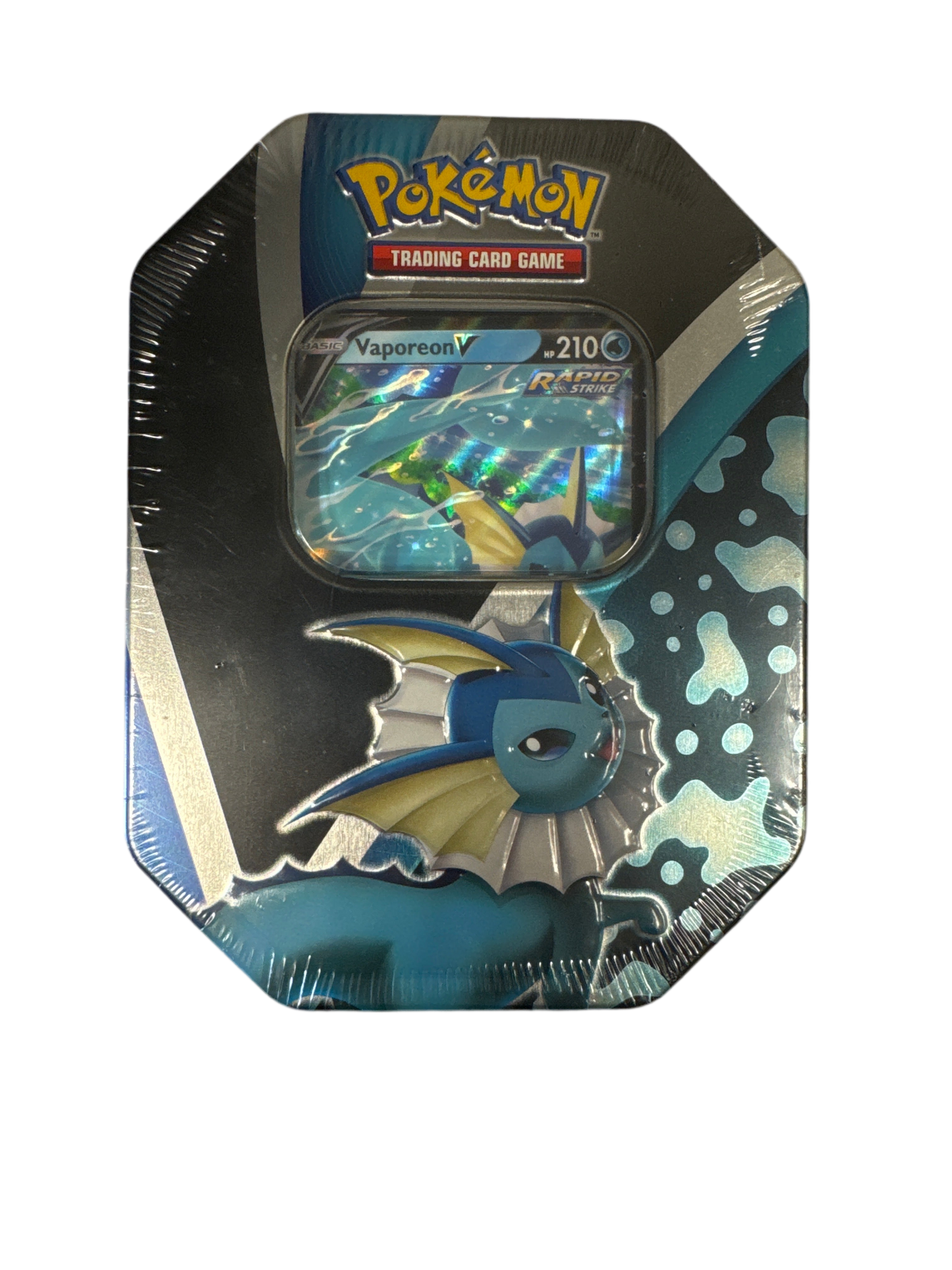 Eevee Evolutions Tin [Vaporeon V] - Miscellaneous Cards & Products (MCAP)