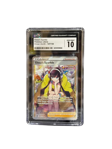 Elesa’s Sparkle Pokemon (2023) Crown Zenith- 147/159 SLAB