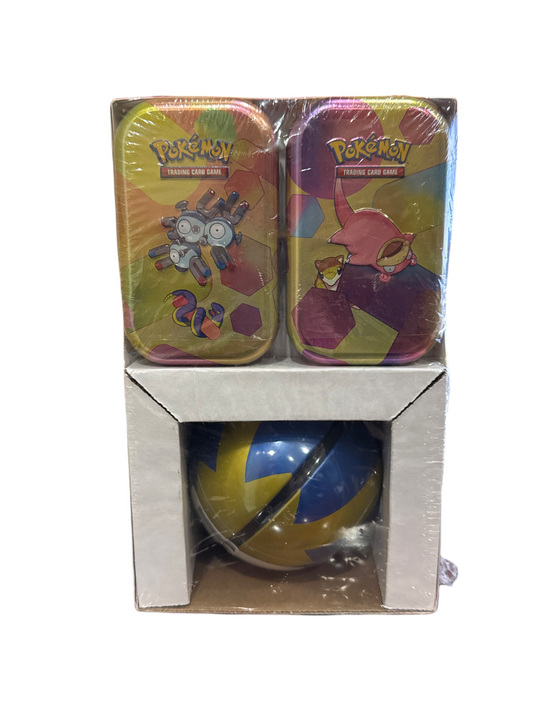 Pokémon Poke Ball + Two Mini Tins, Assorted Styles