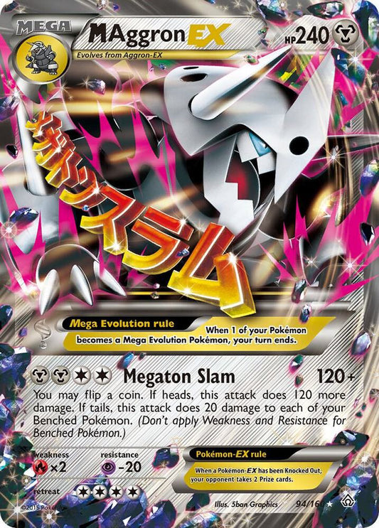 M Aggron EX - XY - Primal Clash (PRC)