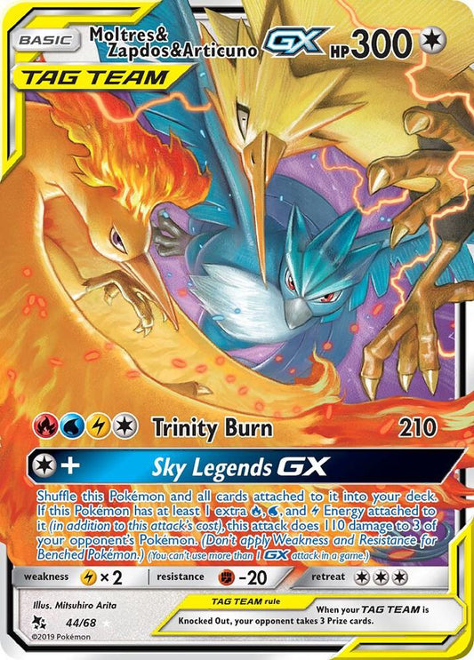 Moltres & Zapdos & Articuno GX - Hidden Fates (HIF)