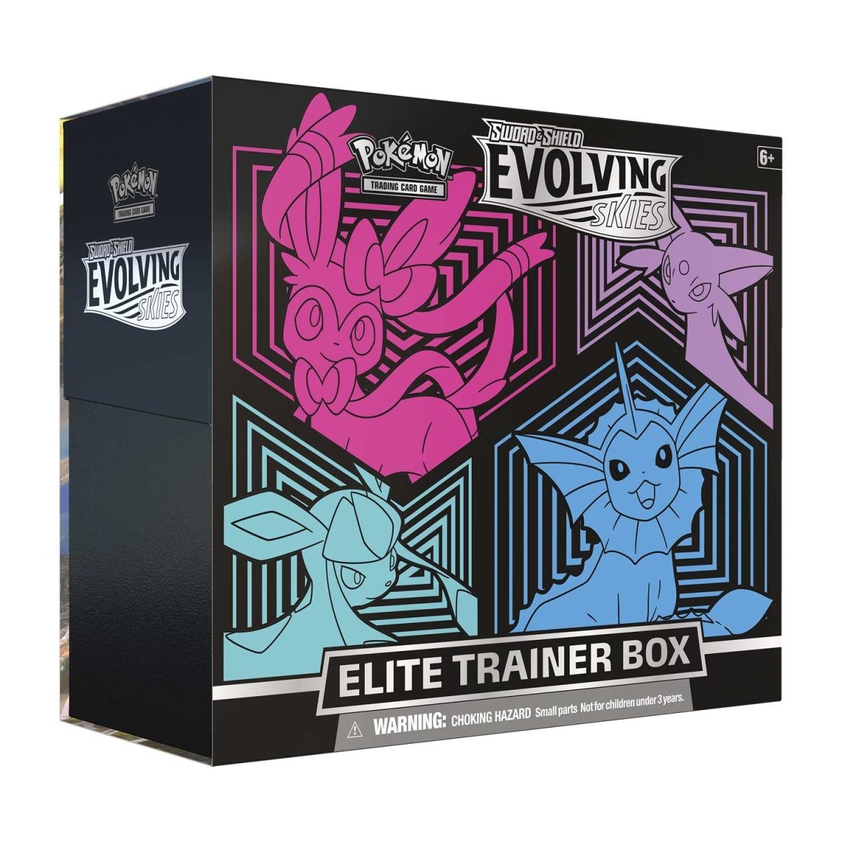 Sword & Shield-Evolving Skies Pokémon Center Elite Trainer Box (Vaporeon, Espeon, Glaceon & Sylveon)