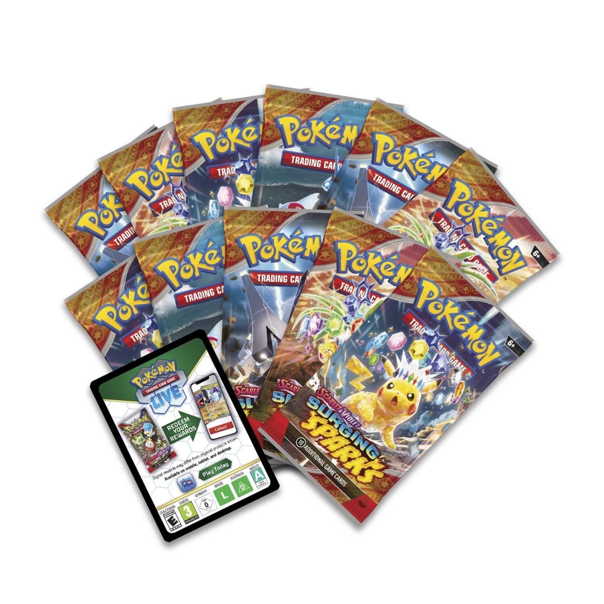 Scarlet & Violet-Surging Sparks Pokémon Center Elite Trainer Box