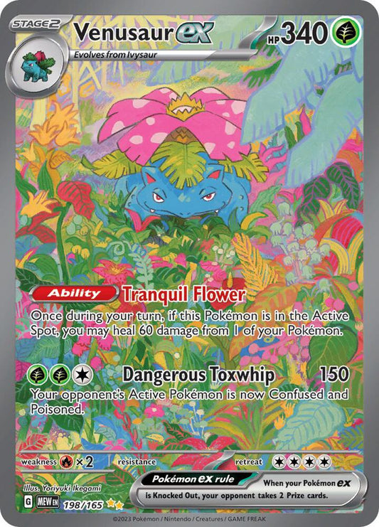 Venusaur ex - 198/165 - SV: Scarlet & Violet 151 (MEW)