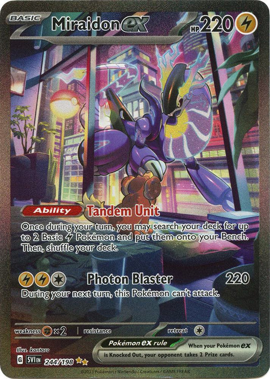 Miraidon ex - 244/198 - SV01: Scarlet & Violet Base Set (SV1)