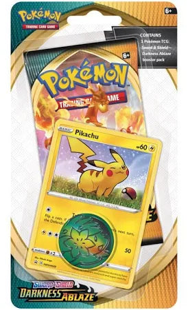 2020 Pokemon Darkness Ablaze Single Pack Blister [Pikachu] SWSH039 Darkness Ablaze